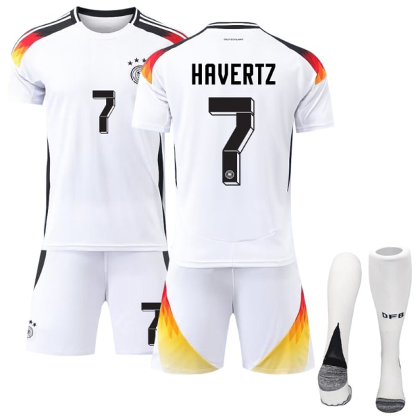 Mub- EM 2024 Tyskland hemmatröja för fotboll 7 HAVERTZ X 7 HAVERTZ 20