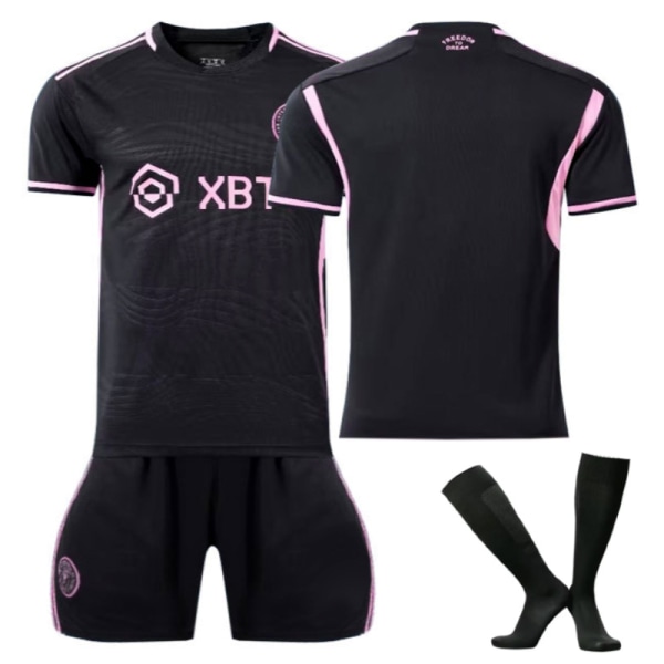 2023/2024 Miami International, tröjor, Lionel #10 Hemma Borta fotbollströjor/byxor Strumpor Set (inget lagnummer/borta) Adult（3XL） Away