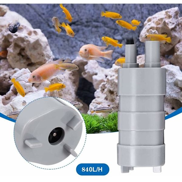 12V upotettava vesipumppu, 840L/H suuren virtauksen pumput mikro moottori Wa