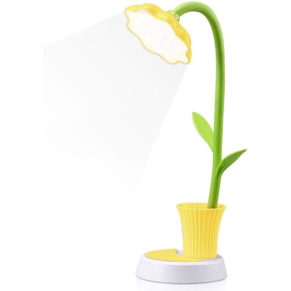 Børne skrivebordslampe, kreativ LED genopladelig skrivebordslampe øjenbeskyttelse