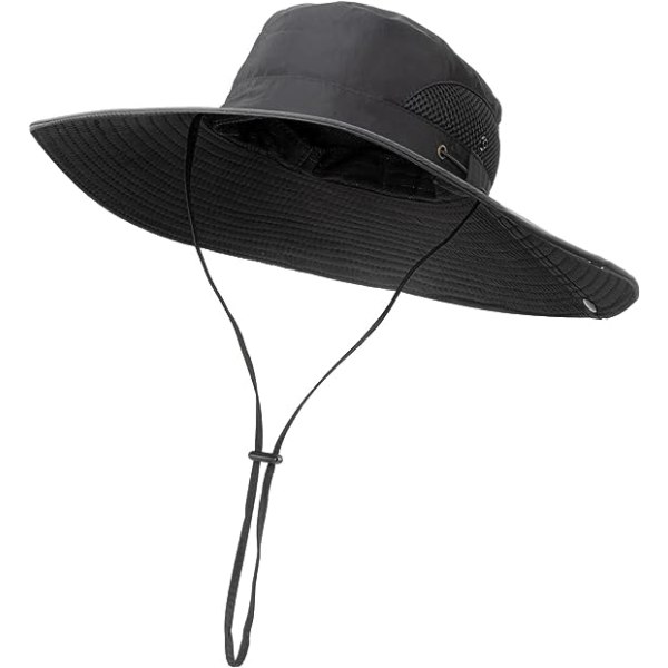 Kalastushatut miehille Naisten leveälierinen aurinkohattu Camo Hat Safari Sun