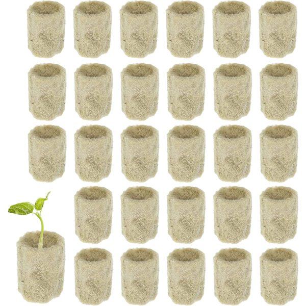 50 stk. Hydroponiske Rockwool Cube Block Plugs Rockwools Voksende