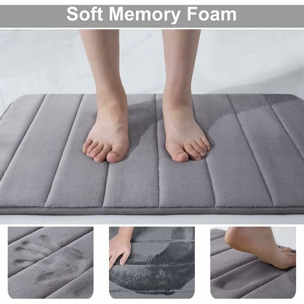50 x 60 cm Memory Foam Badmatte Antiskli