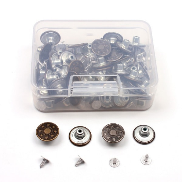 INF 50 jeans knapper 17 mm