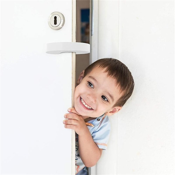 3-pack vit dörrstopp för barn - Clip Guard