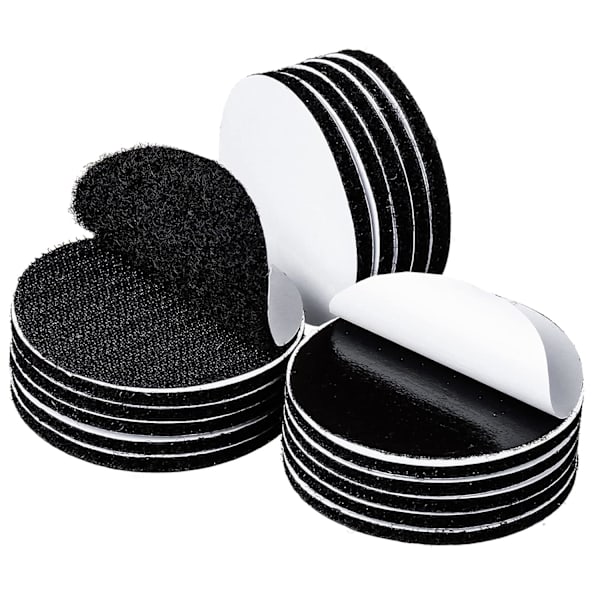 (12 kappaletta, pyöreä 50 mm) Raskaat tarranauhat