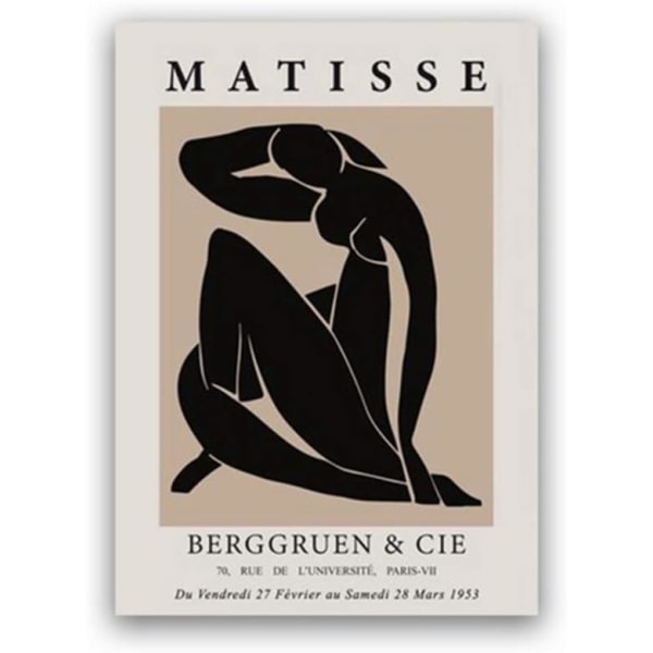 Henri Matisse Abstrakt målning Illustration Väggkonst Canvas Prin