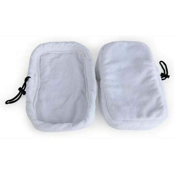 Pakke med 5 universelle vaskbare mikrofiber dampmoppe-erstatninger, 2