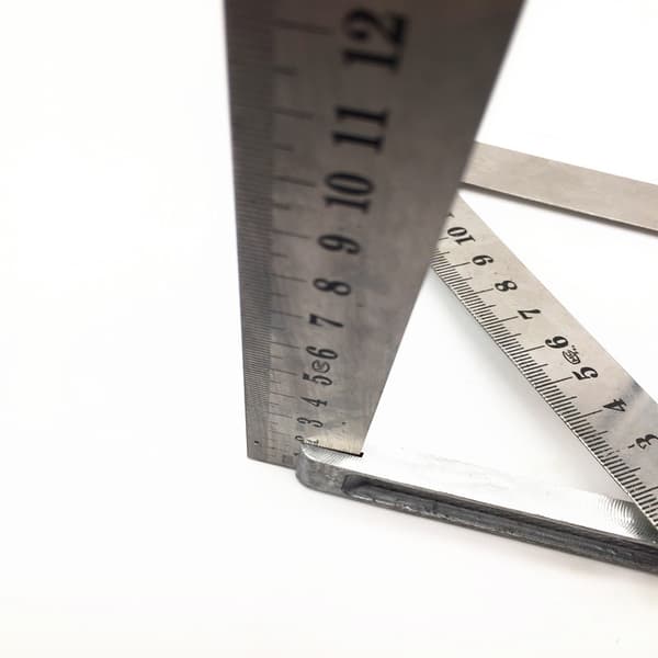 30CM triangulär linjal mätverktyg, vinkel linjal snickarens linjal