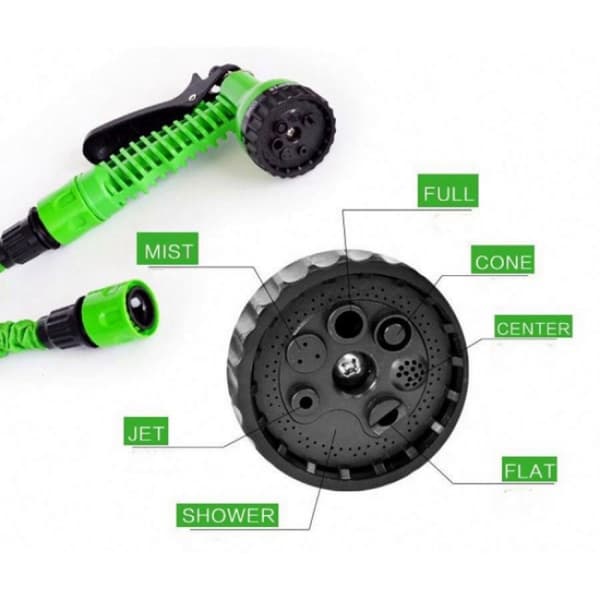 Retractable water hose with nozzle 7.5-22.5 meters