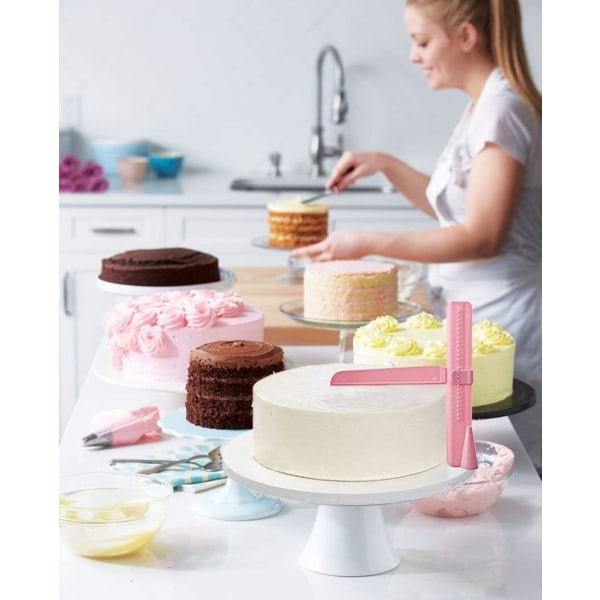 Kakkusilottaja, Säädettävä Kakkuspatula Kakkuraspa Fondant-silottaja