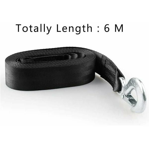 (5CM 6M) Trailer Spil Rem Stærk Marine Båd Trailer Spil