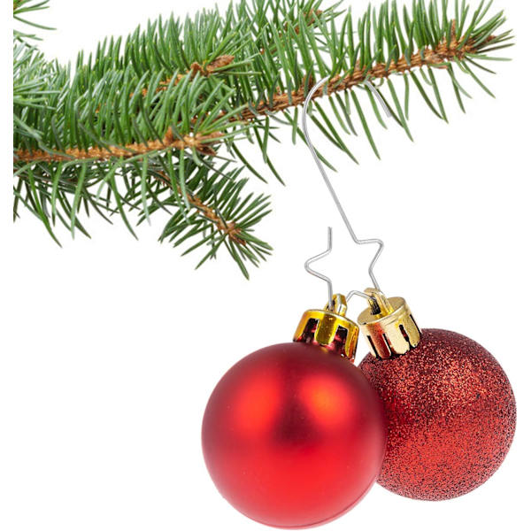 60 sølv juledekorasjonskroker, juletre kroker, meta