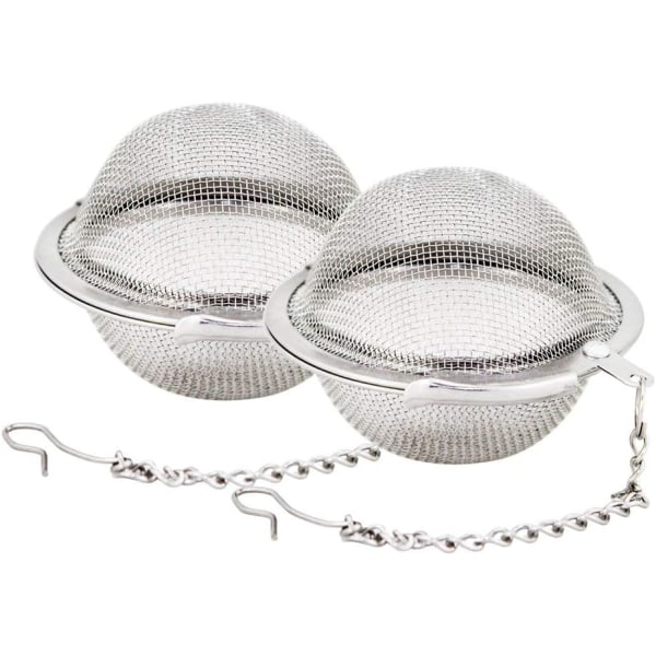 2 stainless steel mesh tea balls (about 6cm) tea strainer tea str