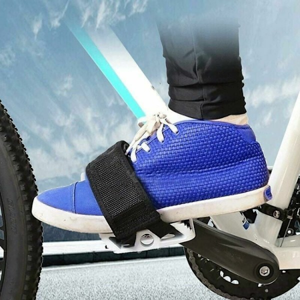4-pack tåklämmor pedaleremmar för nybörjare träningscyklar