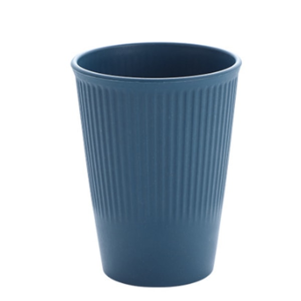 300 ml, mørkeblå, uknuselig kopp, gjenbrukbar plastkopp, bærbar