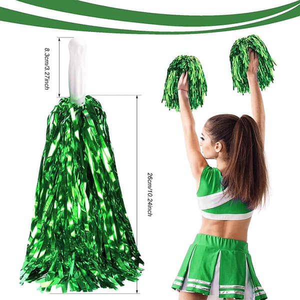 16 kpl Cheerleading-pompomeja Moniväriset Pompomeja