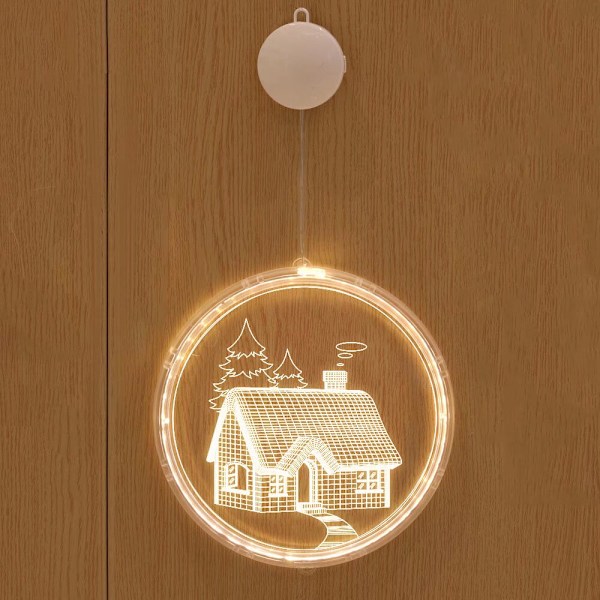 Christmas Lights Outdoor Christmas Decoration, 3D Christmas Tree