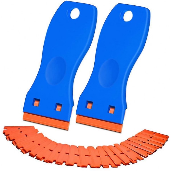 Plastskrapa för rakblad, 2-pack skrapa