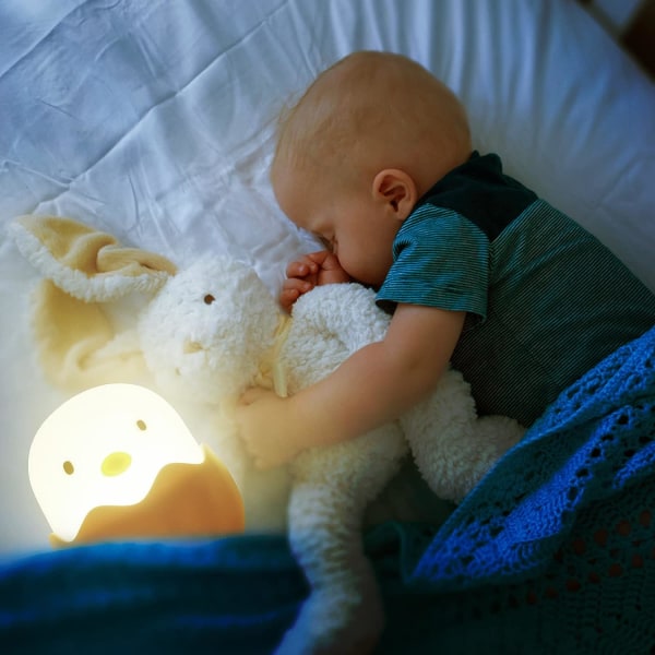 Børns LED-nattelys, dæmpbar natlampe, genopladelig LED