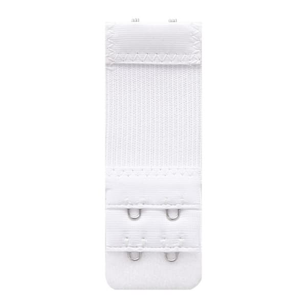 3-pack BH-förlängare Dubbla krokar Vit/Svart/Beige