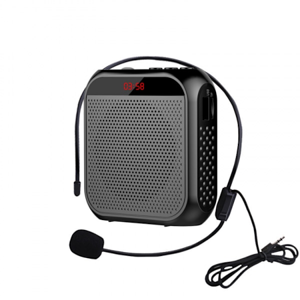 1 st Bärbar Röstförstärkare med Trådbunden Mikrofon Headset Laddningsbar