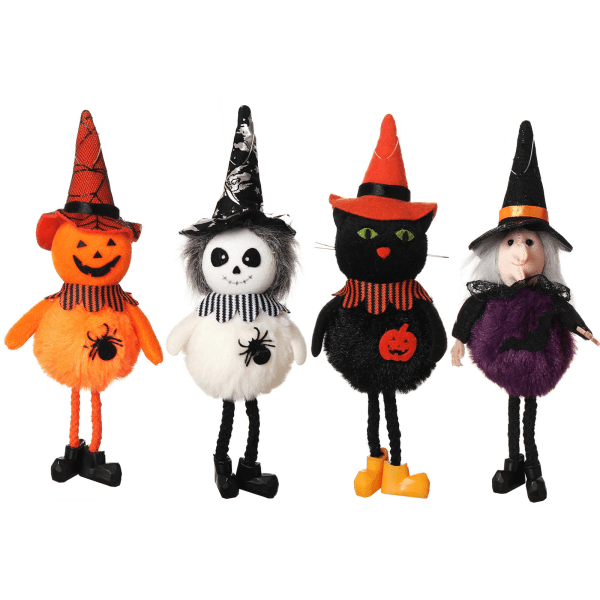 3 st Halloween hängande spöke dekoration, ansiktslös pumpa spöke