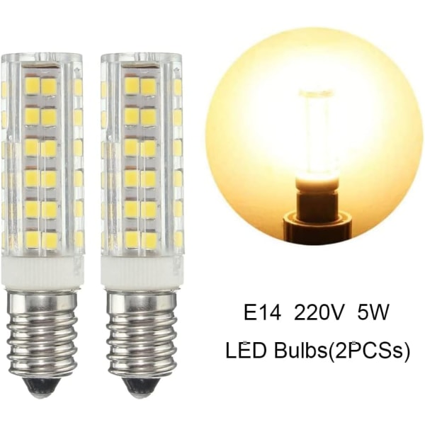 E14 LED-lamput, liesituuletinlamppu, maissinmuotoinen lamppu, 4 kpl E14