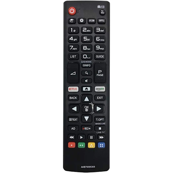 1 stk. erstatningsfjernkontroll AKB75095308 for LG Universal Sm