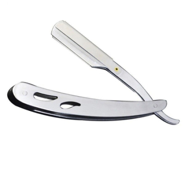 Razor with 10 Blades - Stainless Steel - Silver Silver