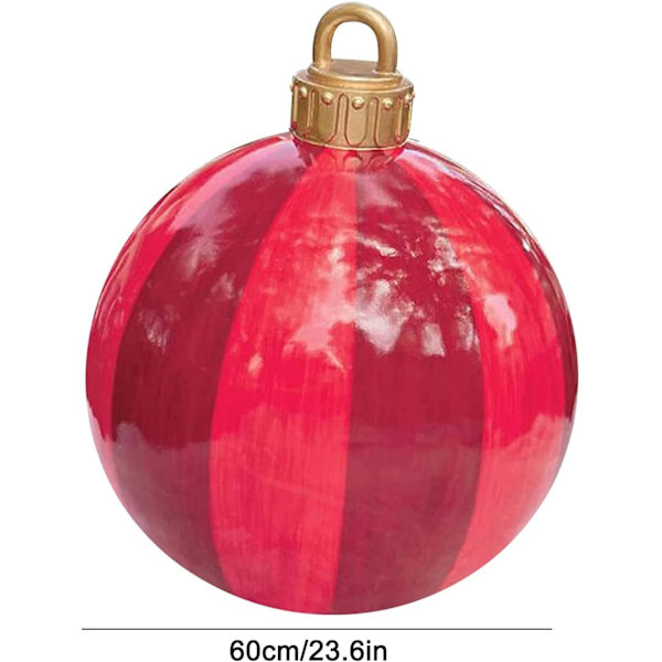60 cm:n jättimäinen joulukuula - ulko- ja sisäkoriste