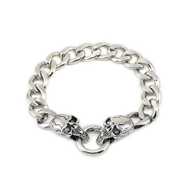 Herre Stål Håndsmykker, Titanium Stål Dødningehoved Armbånd til Mig