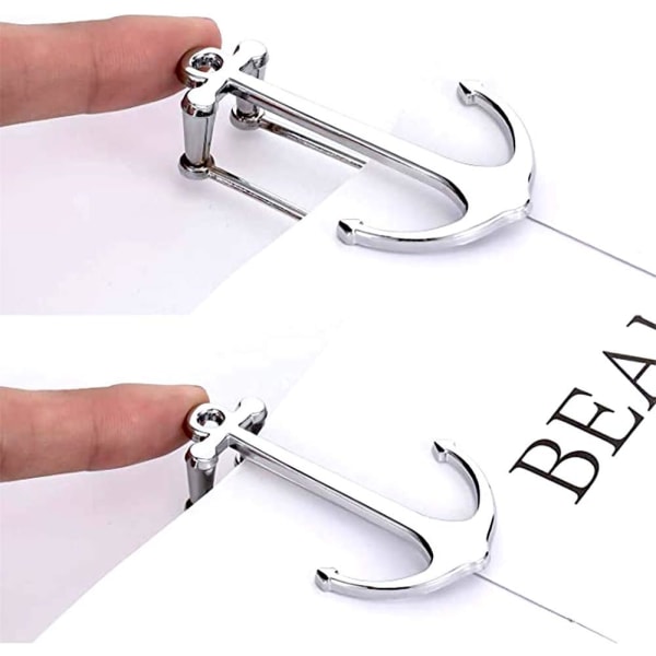 Anchor Bokmerker 1 PCS Kreativ Bokmerke Metall Sideholder for St