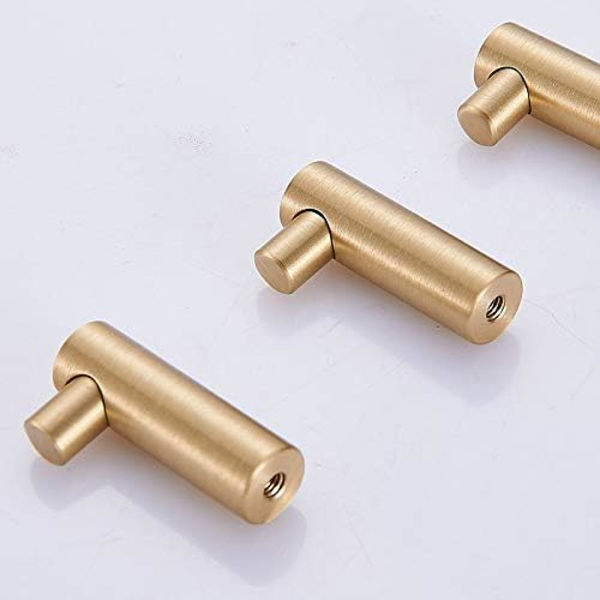 38mm x 12mm Børstet Messing Veggkrok, Baderom Gullbelagt Håndkle H