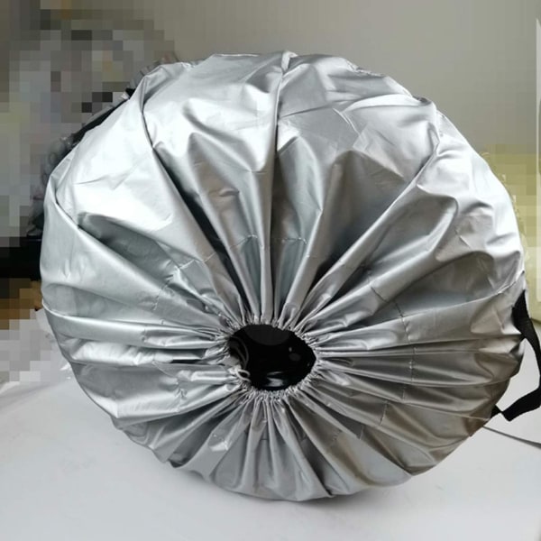 4 säsonger 65×37cm Däcköverdrag Väska Däckförvaring Bil Silv