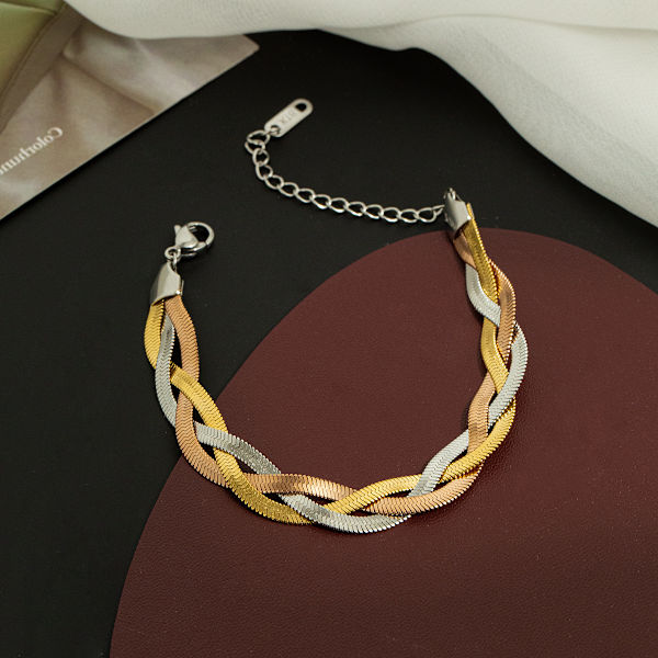 2-delt sett for både menn og kvinner til å bruke fargerike armbånd og