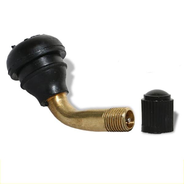 5-delt bilventilforlenger, 90 graders sykkelventiladapter