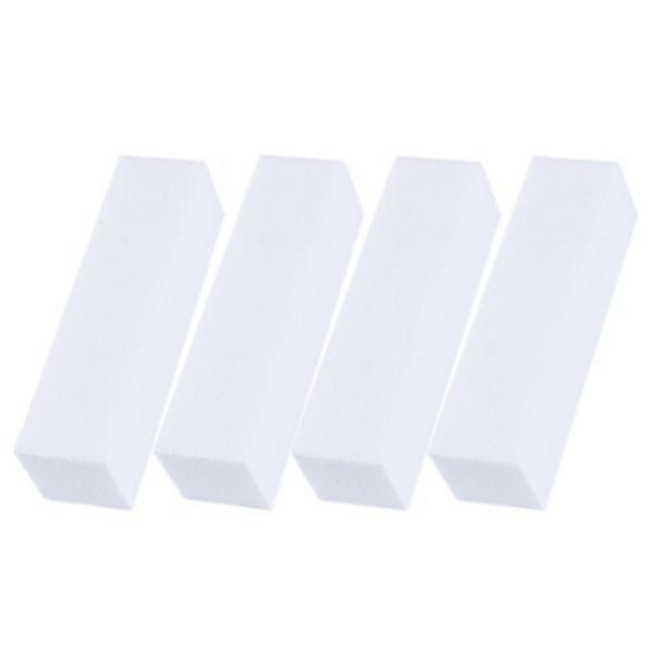 Perfekta naglar: 8-pack block nagelfilar för form och förlängning Whit