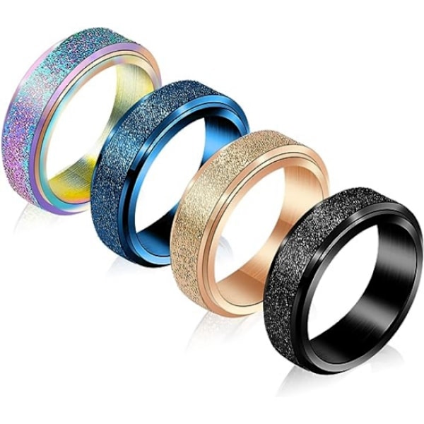 Angst ringe til kvinder Dekompressions ringe Stress relief Rotation