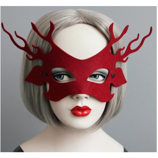 Maskerademasker for kvinner Karneval Dansefest Halvballmasker H