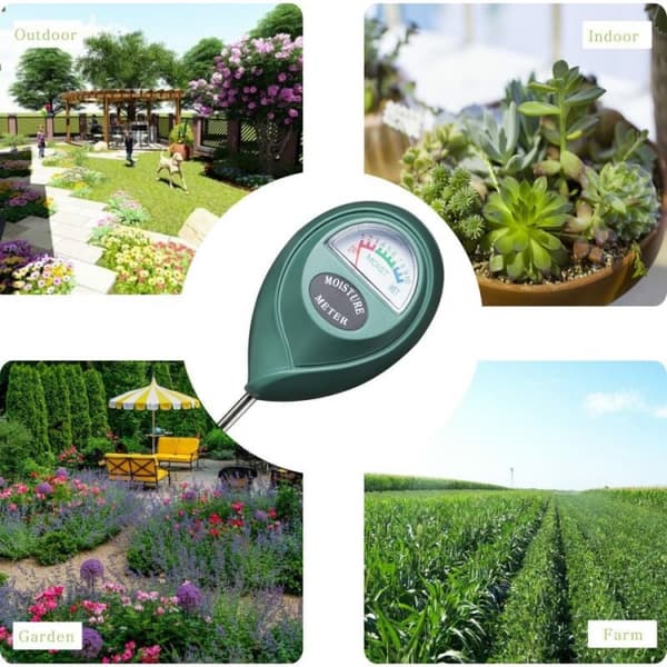 Plantefuktighetstester, hygrometer, egnet for blomsterpotter