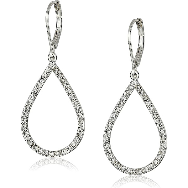 Kvinners Pierced Ørepynt Pave Tubular Hoop