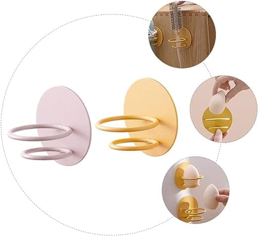 2 stk. Beauty Egg Holder Sponge Egg Opbevaringskrog Rejsetaske Vær