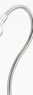 3W silver flexibel kall vit dator klämma lampa