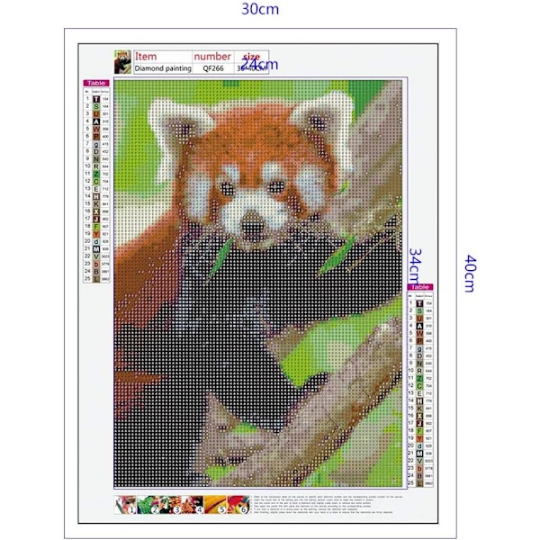 Timanttimaalaussetti aikuisille Timanttimaalaus Timanttiraccoon