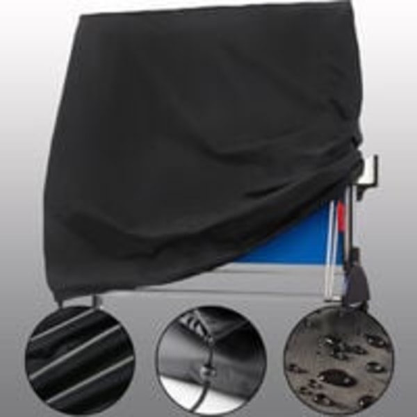 1 stk. Bordtennisbordtrekk 210D Oxford 165x70x185cm Svart