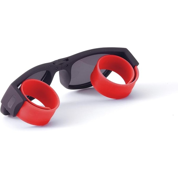 1 stk. Unisex sammenrullelige solbriller, fuld UV400 beskyttelse, holdbar an