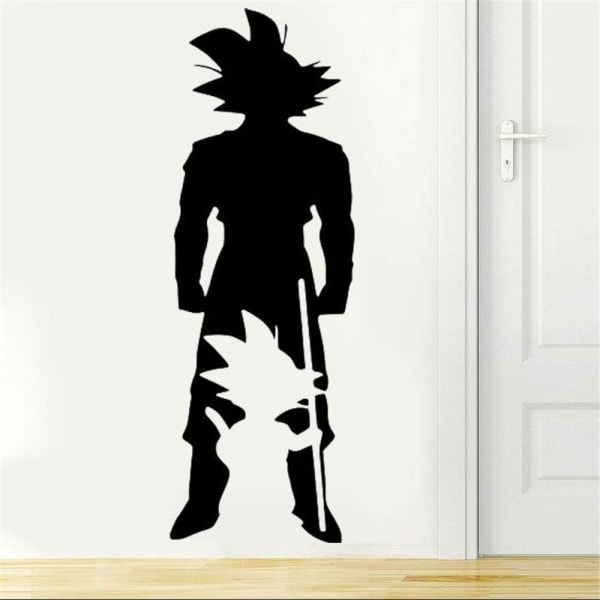 Dbz Wall Stickers Super Saiyan Goku Vinyl Sticker, Dbz Anime Wall