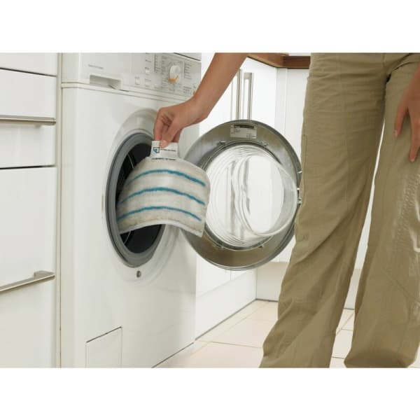 BLACK+DECKER 2 rektangulära FSMP20-XJ mikrofiberdynor för ångmopp - EasyGlide-teknik