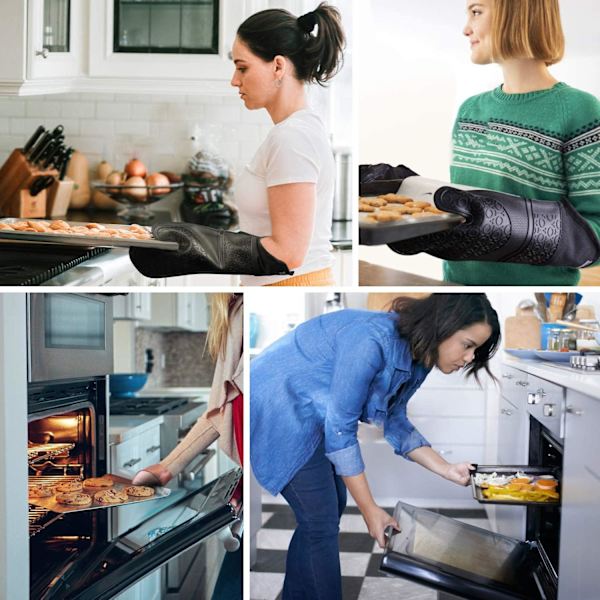 Silikonugnsvante-set 8 i 1 Vattentät och värmebeständig Kitche